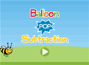Balloon Pop Subtraction 